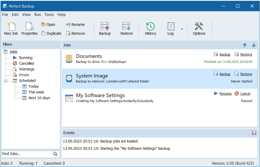 Perfect Backup Pro 3.3.0